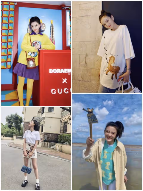 宋祖兒穿乳膠衣褲腿塞不滿,卡戴珊穿同款,要倆人幫忙才能塞進去