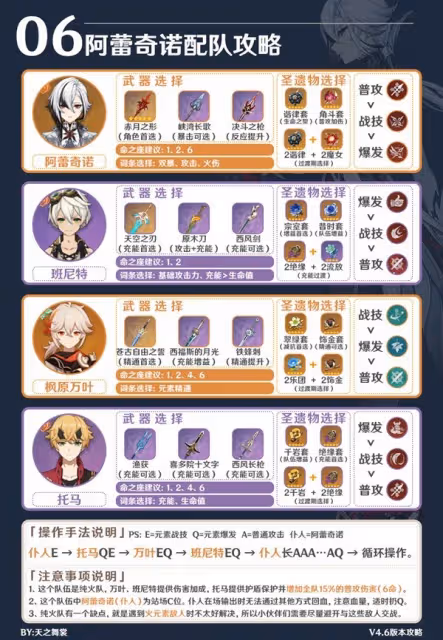 《原神》僕人阿蕾奇諾配隊推薦