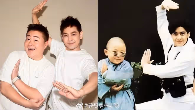 郝劭文曬與林志穎合照,感慨對方還沒老,49歲小志比阿文還顯年輕