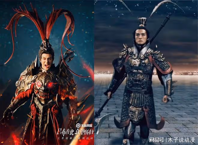 孫藝洲cos呂布,還原度極高,不愧是呂布本人,但卻比不過十年前