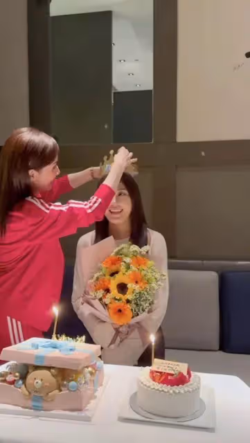 TVB小花離巢後仍獲家人慶祝生日,感動流淚:家人的愛永不會變