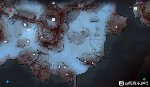 《惡意不息》地圖寶箱與資源點位標註