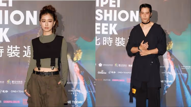 周曉涵頂煙燻妝化身超帥「女打仔」　與胡宇威龐克造型拼時尚