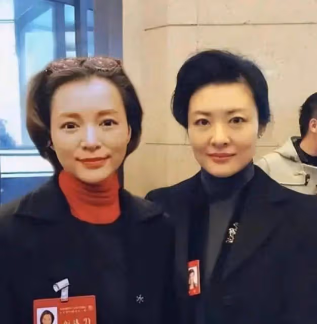 56歲周濤和50歲董卿近照,一個優雅老去,一個剪短髮成路人