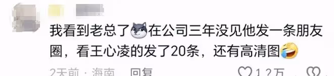 王心凌演唱會成大型老闆認領現場,網友們在評論區認領老闆