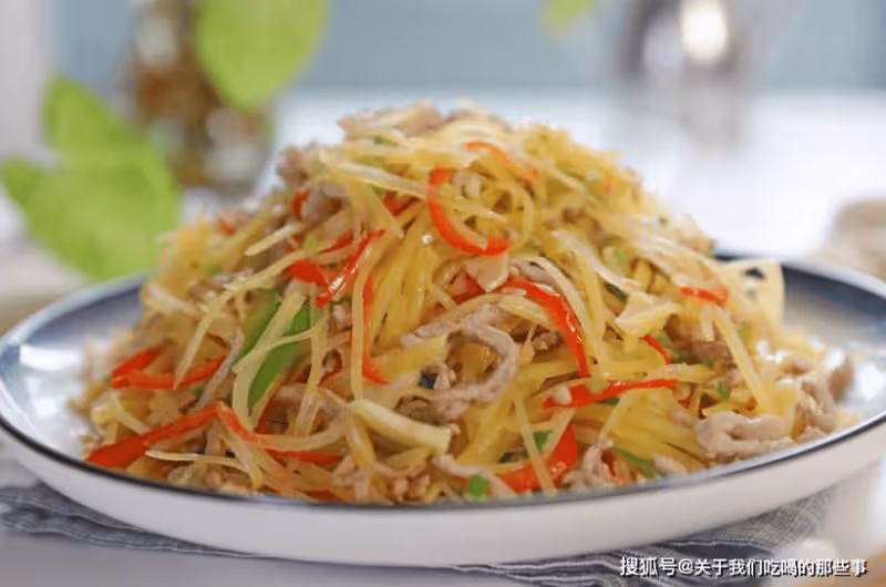 炒肉絲,要想不柴不腥,嫩滑如豆腐,大廚教你3招,很多人不知道
