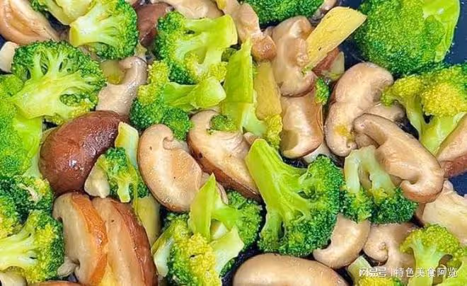 西蘭花炒香菇坦白局,這麼做低脂高營養,保姆級教程,瘦身家常菜