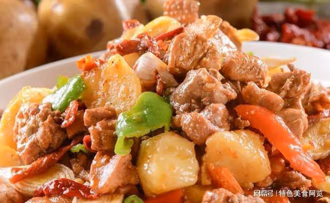 壓箱底的就家常食譜,嫩鮮微辣的大盤雞,0基礎食譜,家人都愛吃