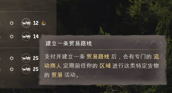 《莊園領主》貿易系統使用指南