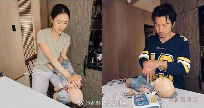 新手爸媽袁偉豪張寶兒！邀註冊護士回家教授嬰兒急救知識