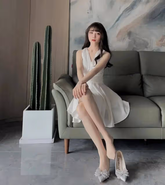 蓬蓬裙+高跟鞋,時髦又顯高,美女們的時尚性感新寵,你心動了嗎?