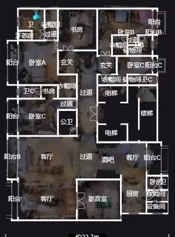 汪小菲大S昔日愛巢曝光！主播驚喊：房子大到會迷路