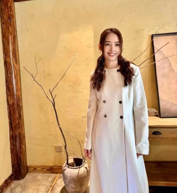 40歲郭碧婷曬近照,參加浪姐後瘦了一大圈,扎雙馬尾又嫩又少女