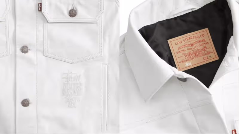 Levi’s X Stüssy春季聯名來了　白色皮革外套、成套單寧潮人必收
