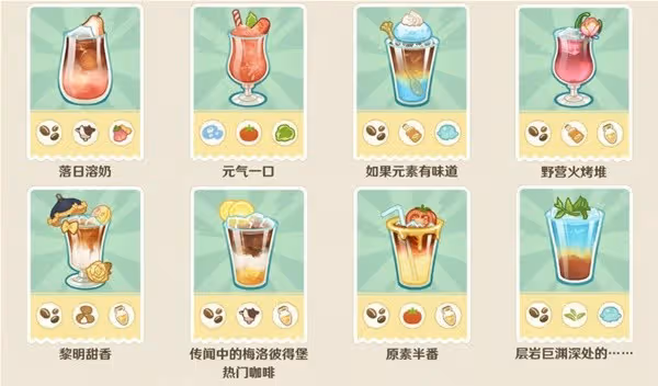《原神》微風飲游第二天調配攻略