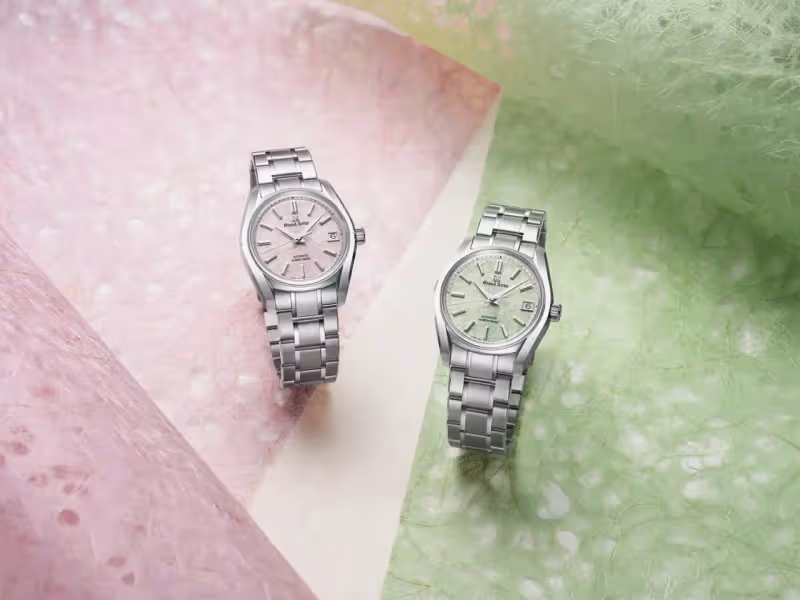 Grand Seiko大玩繽紛視覺　6款彩色錶用櫻花粉、夜空藍滿足錶迷