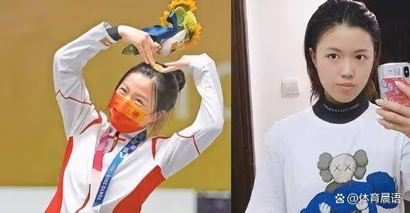 23歲奧運冠軍楊倩近照曝光,化身網紅,大秀好身材,臉蛋疑似整容