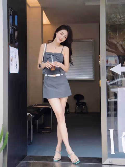 長腿秘籍,夏天顯腿細的涼鞋很重要,且高度剛好