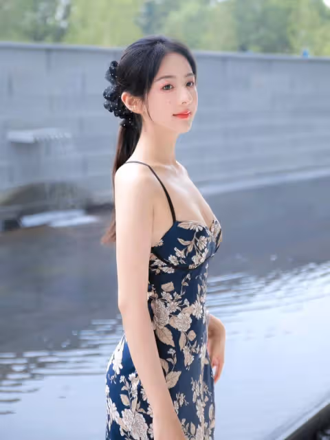 夏天必備,清涼弔帶裙的魅力解析——氣氛感穿搭藝術