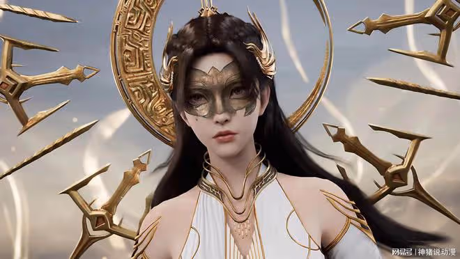 搖光聖女建模曝光，開叉裙大長腿好性感，遮天年番真的要起飛了