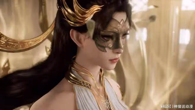 搖光聖女建模曝光，開叉裙大長腿好性感，遮天年番真的要起飛了