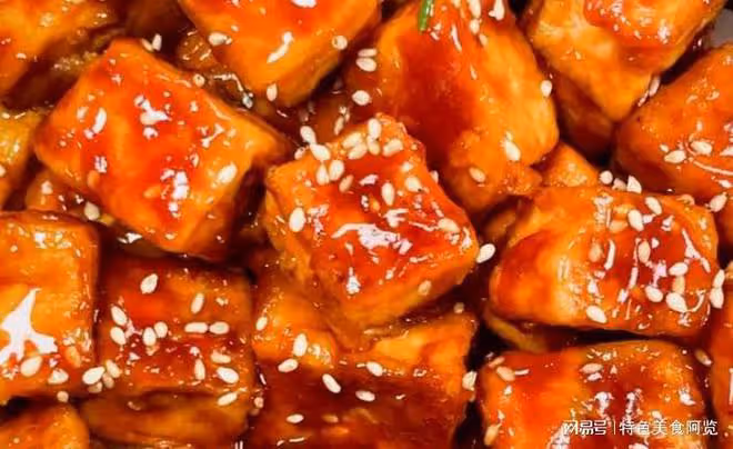 手殘黨福音來了,深扒糖醋脆皮豆腐的簡單做法,外酥里嫩又解饞