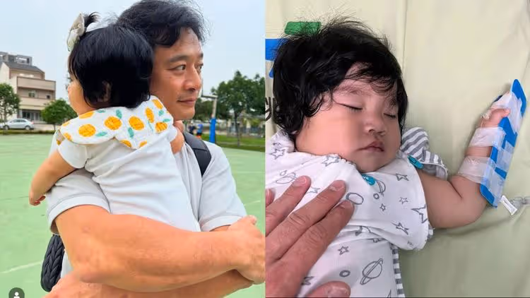 林佑星6個月愛女突抽搐　臉唇發紫打119急送醫　驚呼：很怕沒了