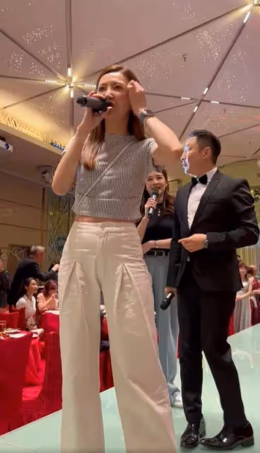 香港著名商人兒子結婚邀TVB女星赴宴，現場百無禁忌唱《越難越愛》