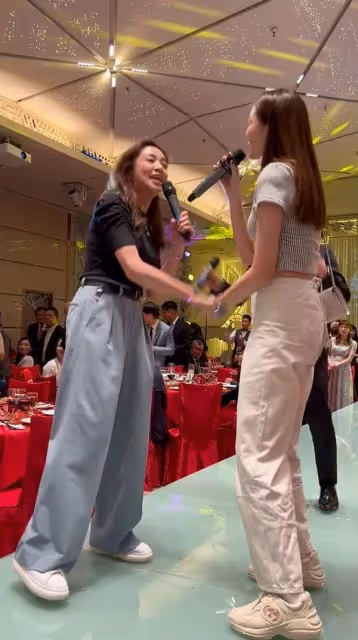 香港著名商人兒子結婚邀TVB女星赴宴，現場百無禁忌唱《越難越愛》