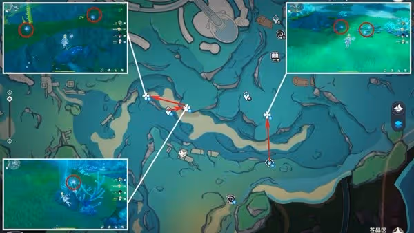 《原神》海露花快速採集線路分享