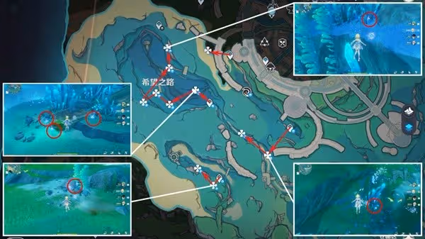 《原神》海露花快速採集線路分享