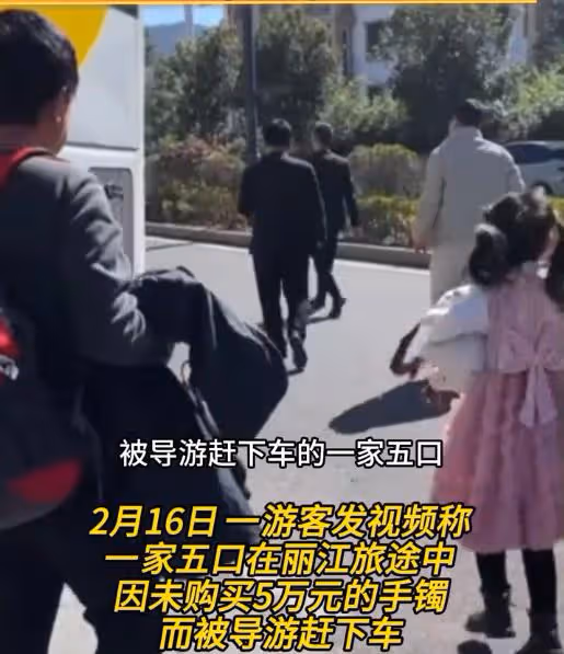麗江通報遊客不買手鐲被趕下車：未發生強制購物，涉事導遊被處罰
