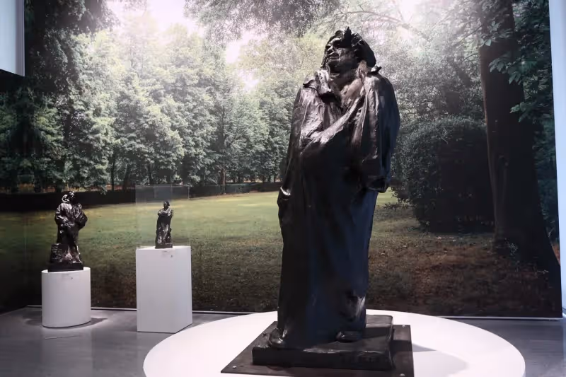 羅丹、常玉真跡富邦美術館看得到　《地獄之門》下亞當、夏娃的掙扎與糾結