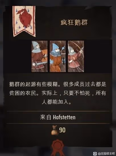 《莊園領主》僱傭兵研究與介紹