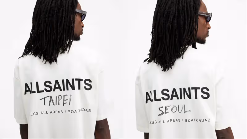 ALLSAINTS推亞洲城市T　饒舌女星搶穿台北限定款示範街頭時尚