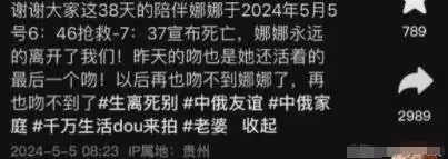 31歲網紅俄羅斯娜娜去世，結婚僅1年，因酒後吃藥昏迷38天