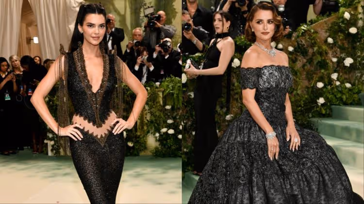 Met Gala｜肯黛兒狂挖深V大露美胸　還用肉色布料「透視」蠻腰