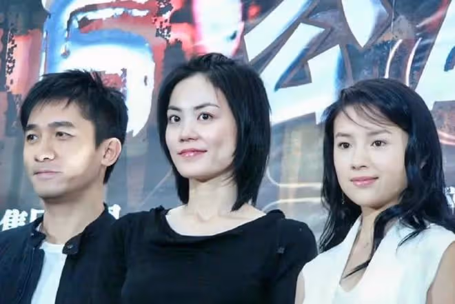 董潔14歲兒子神似梁朝偉，大鼻子如出一轍，網友疑惑重重