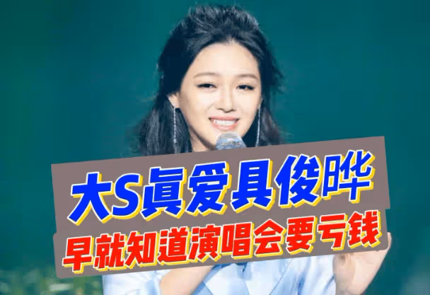 大s血本無歸!給老公演唱會投入26萬元,收入卻不足10萬元