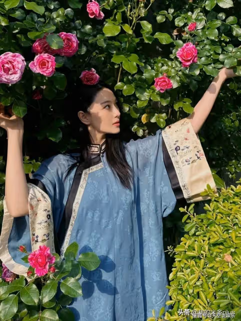 張馨予何捷回廣州了!自家小院5月已開滿鮮花,喝茶吃西瓜太享受