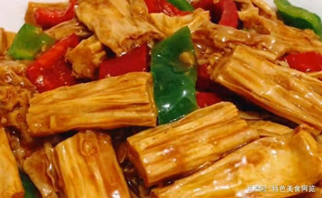 壓箱底的葷素食譜,味美下飯的腐竹炒肉,0基礎教程,風味嘎嘎棒