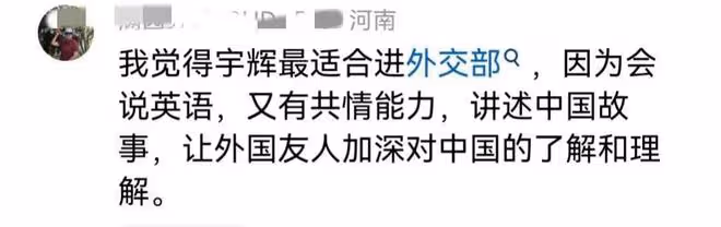 外交部還是文化部?網友喊話董宇輝加入國家隊!他的認知很清晰!
