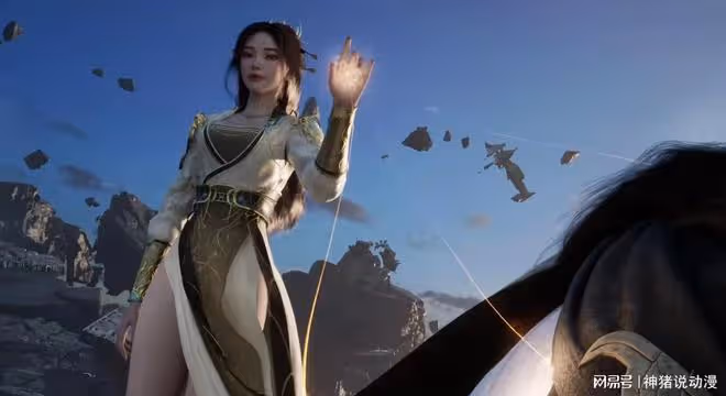 姚曦大美女再秀玉腿,裙子開叉真高,牽絲線控制葉凡太有御姐范了