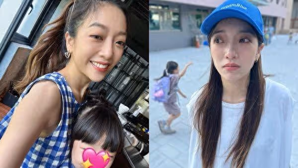 貝童彤5歲愛女摔倒流血！　一見傷口眼眶紅了：心碎一地