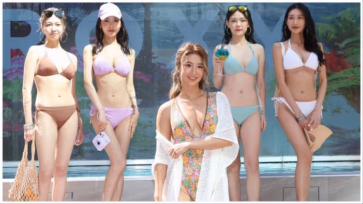 瑞瑪席丹率凱渥名模上演火辣比基尼秀　ROXY「波波UP」系列秒擁好身材