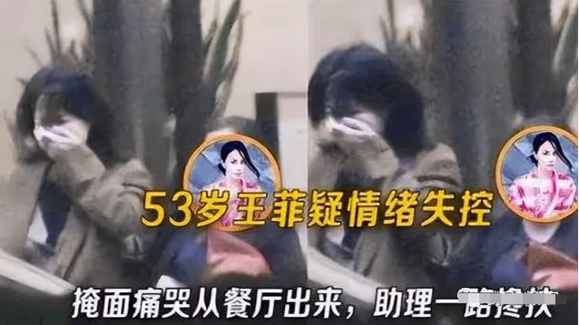 53歲王菲深夜聚餐後捂嘴痛哭,被懷疑與謝霆鋒感情生變,腸子悔青了