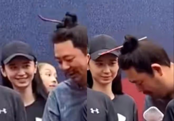 高亞麟徐梓鈞同框畫面曝光:兩人互動親密,徐梓鈞黑眼圈重沒睡好