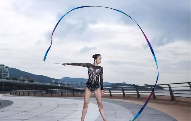 體壇顏值天花板張豆豆,172cm的黃金臀腿比,秒殺內娛女星!
