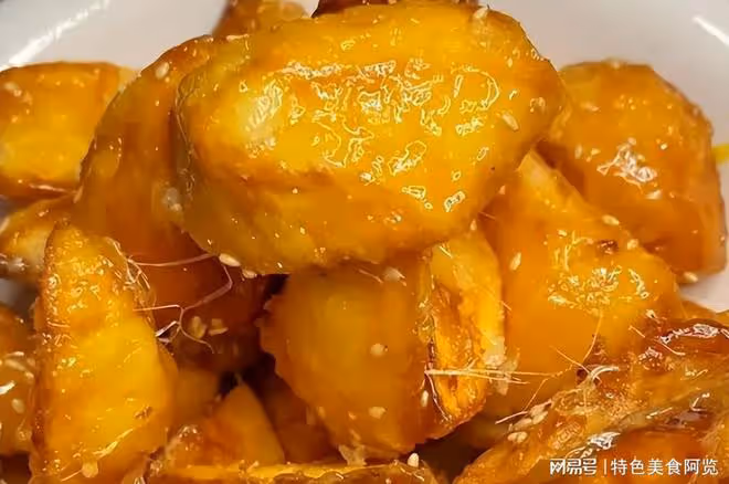 挖到寶了,這款拔絲地瓜太解饞,香甜脆香,解饞味美,美食被誇爆