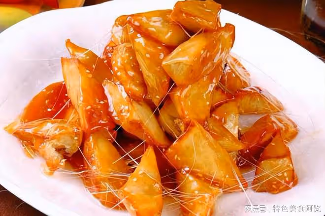 挖到寶了,這款拔絲地瓜太解饞,香甜脆香,解饞味美,美食被誇爆